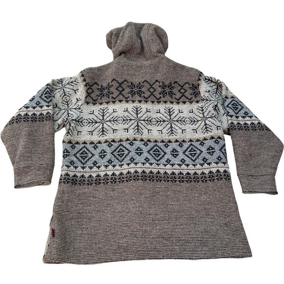 Woolrich Snowflake Fair Isle Wool Blend Jacket Sz M - Picture 4 of 16